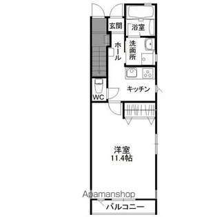 ヒルズレジデンシャルN14【1階】の間取り