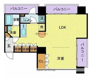 フロリスオーランティウム3【2階】の間取り