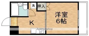 スカイコート 旭【306号室】の間取り