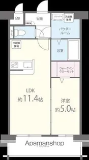 サクラート駅南【4階】の間取り