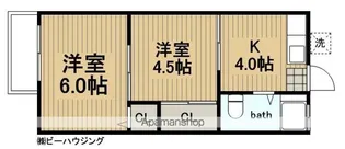 コーポ九重【31号室】の間取り
