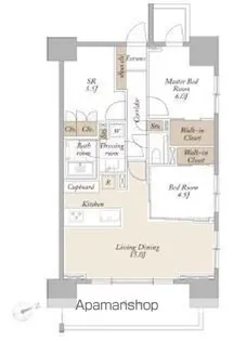 ライトテラス新宿御苑【3階】の間取り