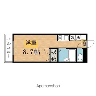 第6宮田ビル【5階】の間取り