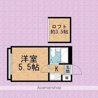 プラザ・ドゥ・ペートンA棟【2階】の間取り