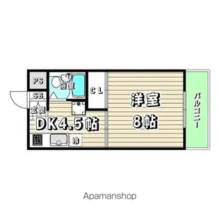 マノアハウス清住【2階】の間取り