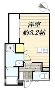 グランベアー二日市【3階】の間取り