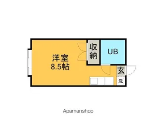 クレストコートB【2階】の間取り