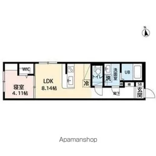 AMIRL PREMIER IMAIKE【301号室】の間取り