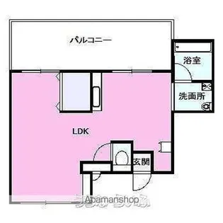 ロブコンド【301号室】の間取り