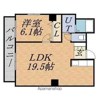CITY SPIRE南3条【10階】の間取り