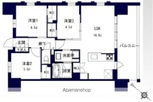 (仮称)千葉市中央区問屋町計画【12階】の間取り