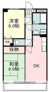 マイシティオグロ【311号室】の間取り
