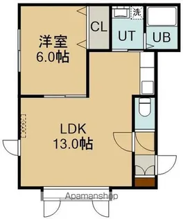 よつ葉マンション【1-1号室】の間取り