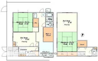 代々木4丁目AP【1-2F号室】の間取り