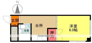 ヒルズビレッジ【301号室】の間取り