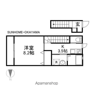 ESLEAD HOUSEN【2階】の間取り
