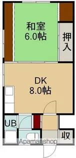 ジョイナス堀川Ⅰ(ジョイナスホリカワワン)【201号室】の間取り