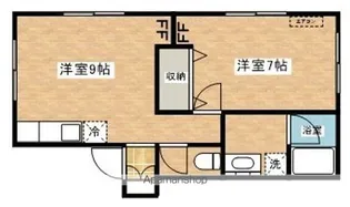 コテージ柳町【3号室】の間取り