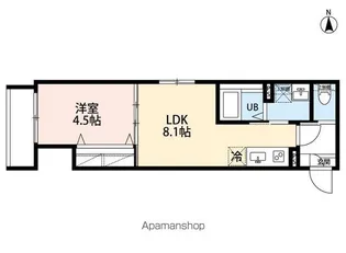 ROOTHOME綾瀬【2階】の間取り