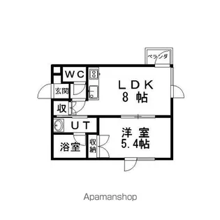 スプリングハイツ【1階】の間取り