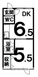 コーポミヤサカ【2階】の間取り