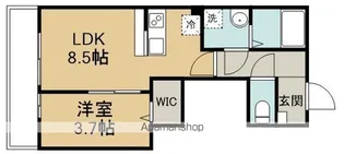 PARKLET・高坂【2階】の間取り