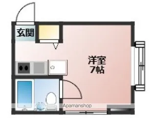 コーポ宮川【3階】の間取り