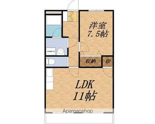 Surplus Oneハタダ【1階】の間取り