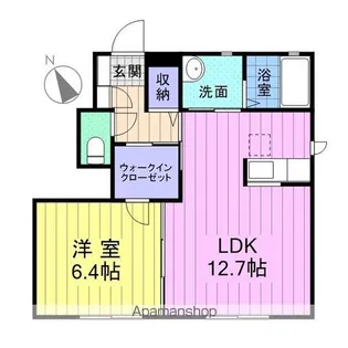 シャーメゾン菅谷台Ⅵ【103号室】の間取り