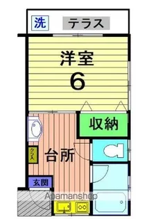 オピュレンス【1階】の間取り