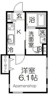 CASA KELLY【1階】の間取り