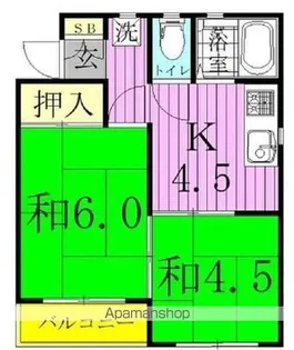 コートビレッジ【1階】の間取り
