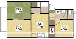 メゾン高陽B棟【1階】の間取り