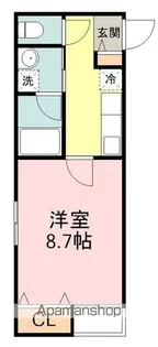 アスコット小田原【2階】の間取り