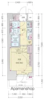 プレサンス上前津ディアシス【5階】の間取り