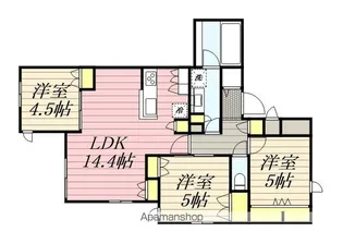 VIA DEL VENTO Ⅱ【1階】の間取り