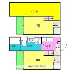 ダイネハイマート【2階】の間取り