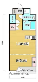 INFINITY GRANDE【5階】の間取り