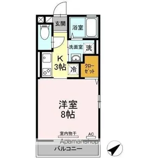 クラシコ高須【2階】の間取り