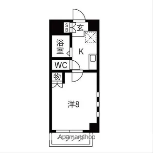 CROWNHILLS【1階】の間取り