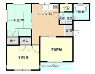 メゾン寿【102号室】の間取り
