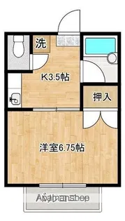 シャルテ都城Ⅰ【2階】の間取り
