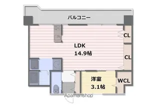 BELLE VUE海老津駅前【4階】の間取り
