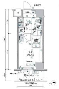 ヴァローレ松戸フィーロ【3階】の間取り