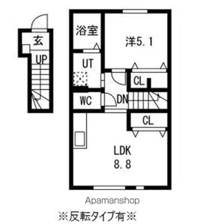 エリシオン265【2階】の間取り