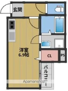 THE NOBLES 名島【1階】の間取り