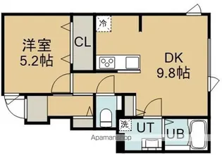 NC TERRACEⅠ(エヌシーテラスワン)【1階】の間取り