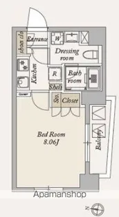 LA DOUCEUR大島【2階】の間取り