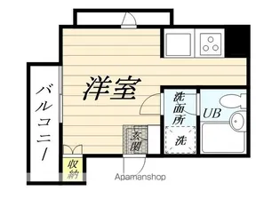 ジョイフル壱番館鶴見中央【6階】の間取り