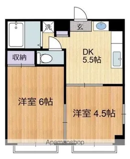 サンシャレイ下井草【1階】の間取り